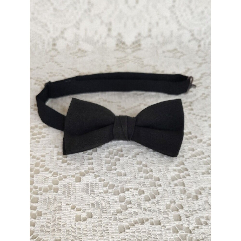 Black Bow Tie Adjustable